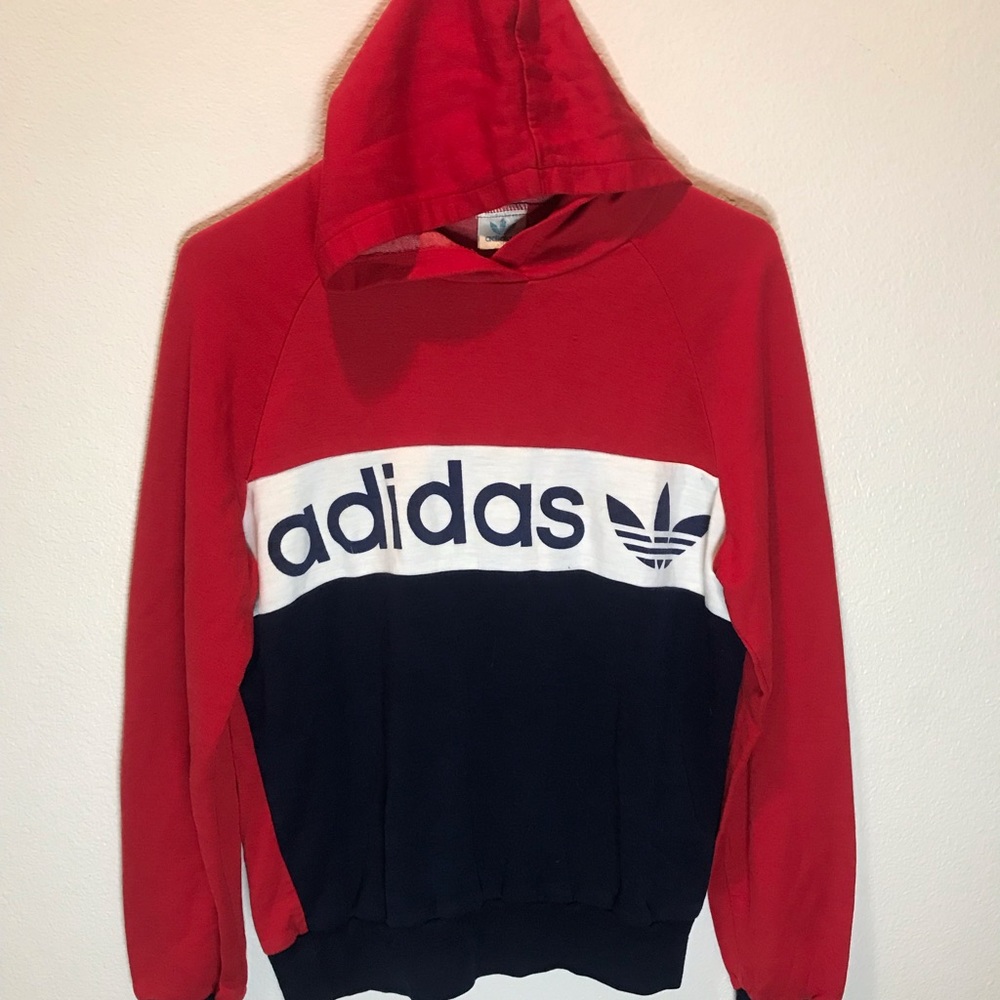 Rare Vintage 80’s ADIDAS sweater hoodie